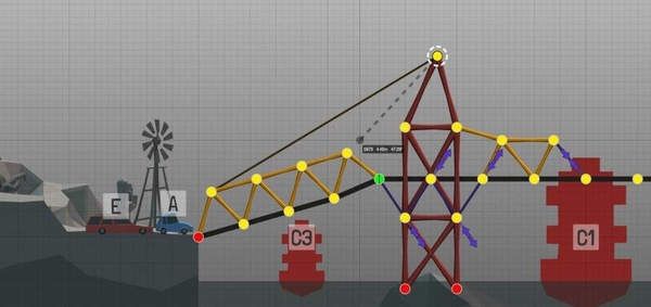 Poly Bridge（李哥玩的造桥）