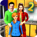 Happy Family Life Dad Mom  Virtual Housewife 2