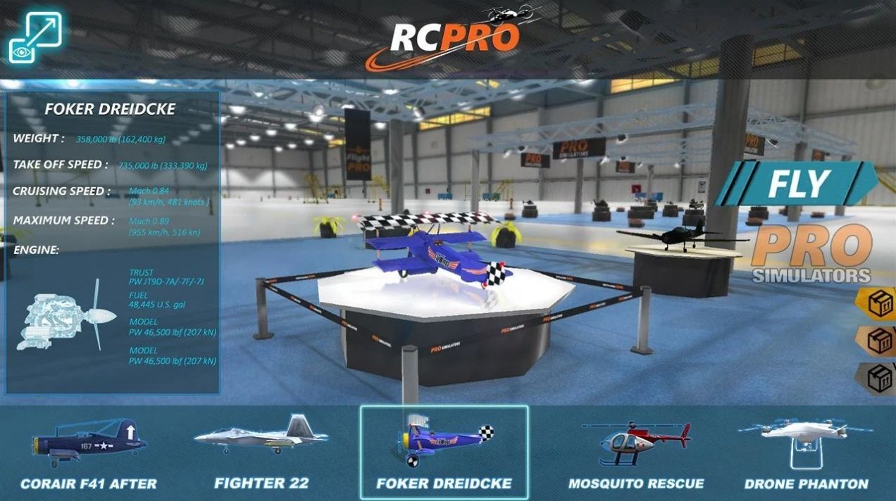 RC Pro Remote Control（遥控飞行模拟器）