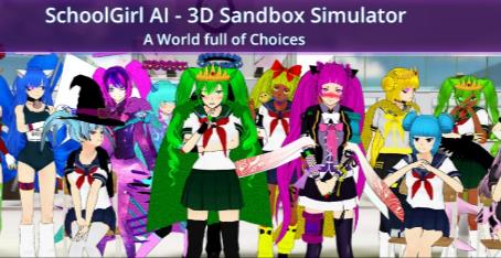 SchoolGirl AI - 3D Multiplayer Sandbox Simulator