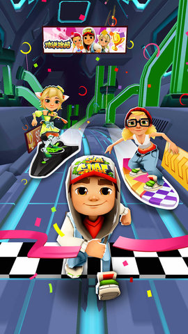 地铁跑酷内置菜单版（Subway Surf）