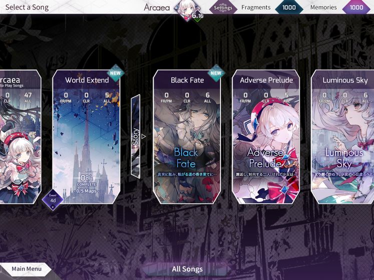 韵律源点（Arcaea3.0.4）