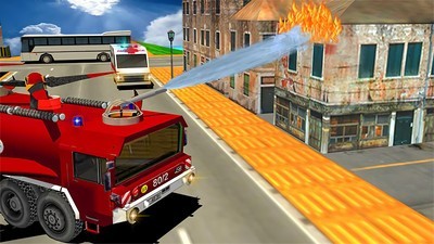 消防车城市救援