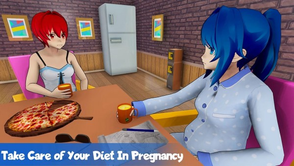 动漫孕妈妈护理模拟