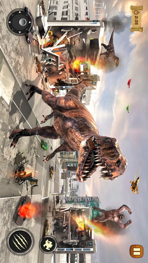 恐龙城市疯狂破坏