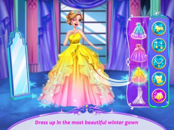 冰雪公主装扮沙龙游戏app