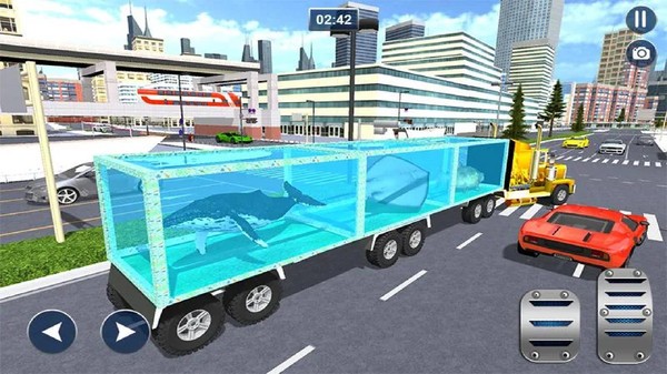 海洋动物运输车