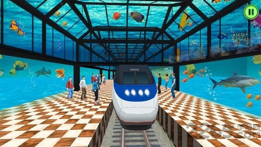 水下列车模拟器游戏app