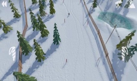 雪山滑翔