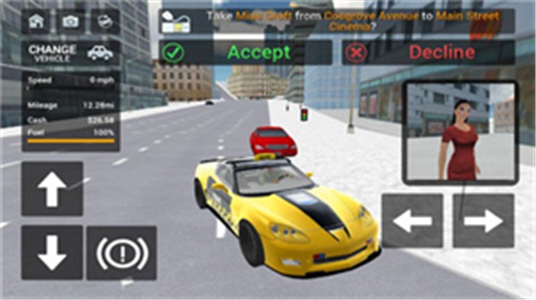 城市出租车司机驾驶模拟器