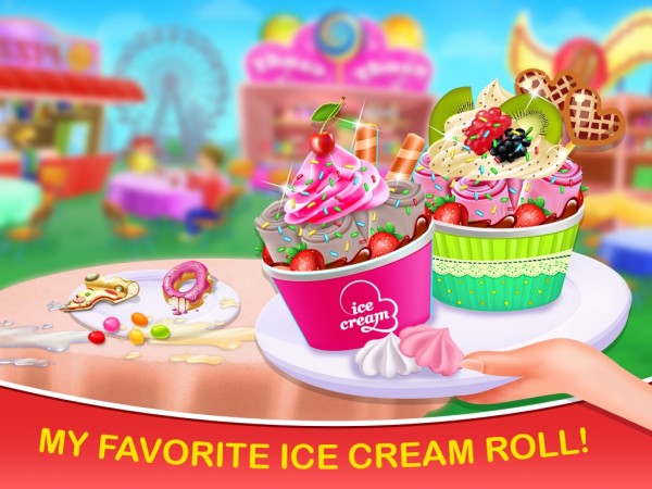冰淇淋机疯狂甜点