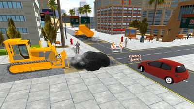 城市道路建设模拟3D
