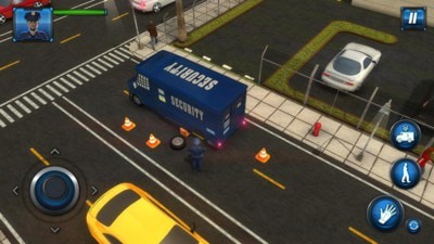 警察运输卡车3D