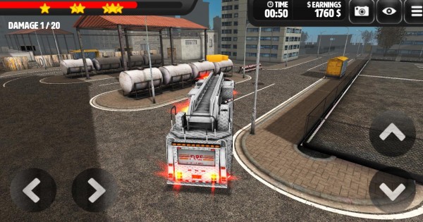 3D消防车停车场