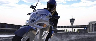 警察摩托公路赛车