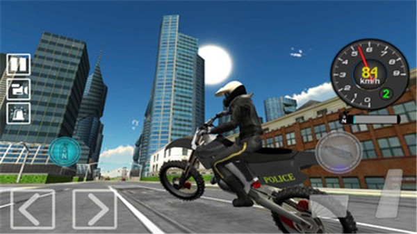 警察摩托车驾驶模拟器3d
