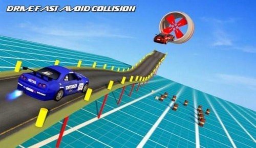 空中坡道汽车特技3D最新版更新